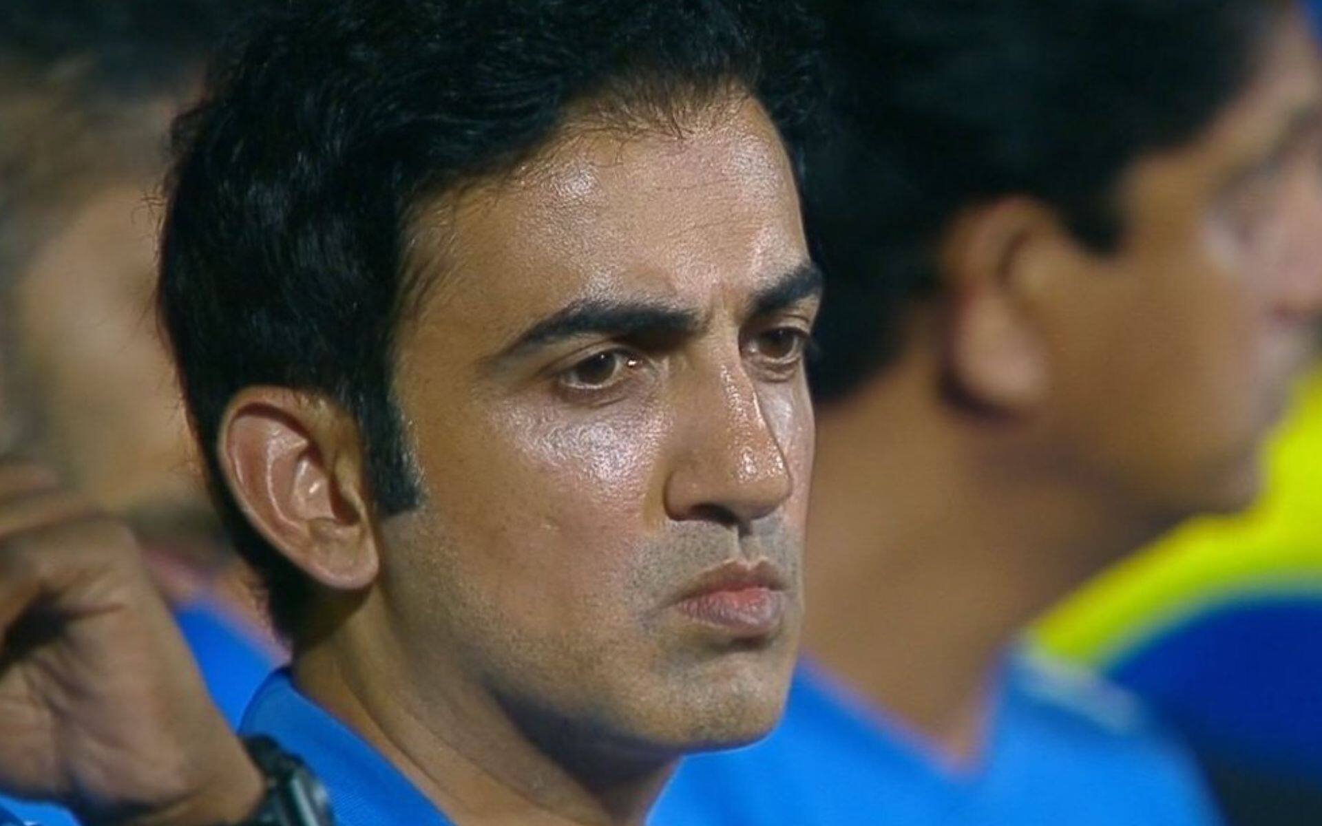 Gautam Gambhir during IND Vs SL ODI match [X.com]